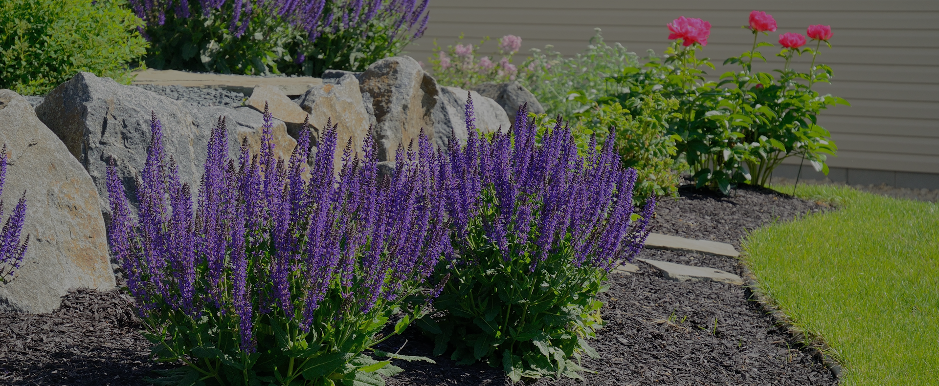 Midwest Lawn and Garden landscaping with flowers
